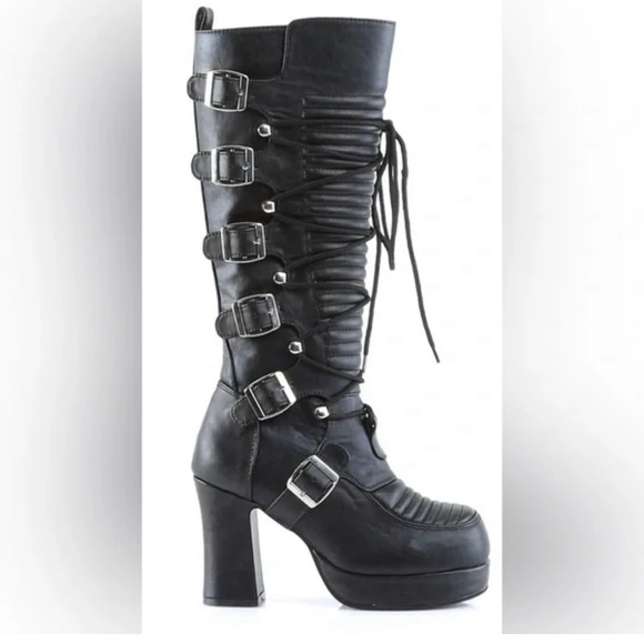 Demonia chunky platform boots.  Size 10 “Gothika” - Picture 1 of 7